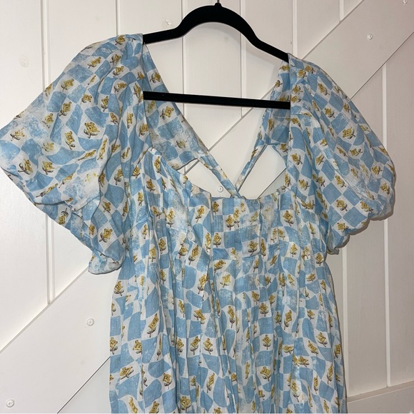 NWOT Free People Printed Marina Mini Dress - Picture 7 of 11